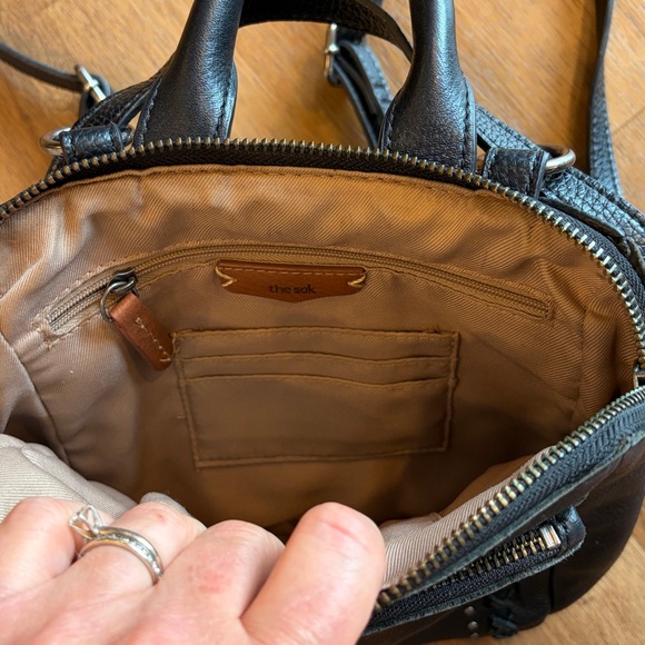 The Sak Black Leather Backpack main image 5